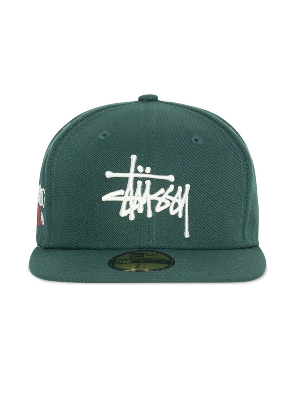 Stüssy Authentic Caps New Era Fitted Hat Hunter Green - Picture 6 of 6